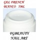 GEL FRENCH  BIANCO CANDID DA 5 ML  RICOSTRUZIONE UNGHIE