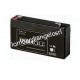 BATTERIA AL PIOMBO RICARICABILE 6v 1,3A  ELCART 30/4500