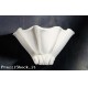 Applique diffusore a parete in gesso bianco