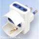ADATTATORE SPINA 16A 2PRESE 1016A BIPASSO+1 BIPASSOS CHUKO
