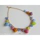 Collana Fantasia di Cuori in Vetro di Murano