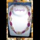 COLLANA PERLE D'ACQUA DOLCE QUARZO ROSA PEARLS NECKLACE