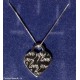 Cuore in argento in stile tiffany con inciso "I love you"