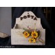 DECOUPAGE PORTA POSTA IN LEGNO DECORATO DECAPE' GIRASOLI