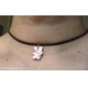 collana orsetto rosa madreperla