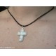 collana croce vetro