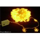 CATENA LUMINOSA LED DI NATALE NEVE GIALLA 10M CON CONTROLLER