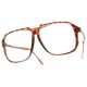 OCCHIALI LENTE TRASPARENTE AVIATOR CLEAR MARRONE TARTARUGA
