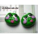 Charm Fimo Cernit ranocchia frog kawaii handmade 1pz