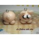 Charm Fimo Cernit maialino met kawaii handmade 1coppia