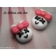 Charm Fimo Cernit coniglietti kawaii handmade 1 pezzo