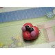 Charm Fimo Cernit cuore love rosa kawaii handmade 1pz