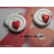 Charm Fimo Cernit girelle curicini kawaii handmade 1pz