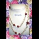 CORAL MADREPORE NECKLACE COLLANA COLLIER CORALLO