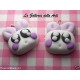 Charm Fimo Cernit coniglietti kawaii handmade 1 pezzo