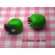 Charm Fimo Cernit fruttino mela kawaii handmade 1 pezzo