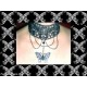 COLLARINO CHOKER GOTHIC VICTORiAN  PIZZO NERO BUTTERFLY