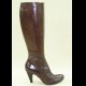 Stivale donna pelle marrone Piermartina Design