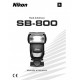 NIKON SB800 MANUALE ISTRUZIONI ITA CARTACEO + OMAGGIO