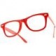 OCCHIALI DA SOLE WAY FARER CLEAR ROSSI LENTE TRASPARENTE