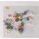 100 FETTINE FARFALLE  DI FIMO NAIL ART RICOSTRUZIONE UNGHIE