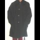 CAPPOTTO LANA ANTRACITE CON COLLO DI PELLICCIA VERA!