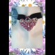 COLLARINO CHOCKER SWAROVSKI CRYSTALS GOTHIC HEART CUORE