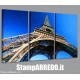 QUADRO MODERNO PARIGI STAMPA CANVAS ARREDO