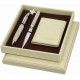 Set regalo Balmain Paris "Millau", penna sfera pelle