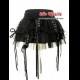DARK GOTHIC MINIGONNA TULLE NERO NASTRI A CORSETTO