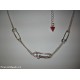 COLLANA con scritta GUESS