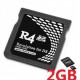 R4 Nintendo Ds/Dsi + Micro sd 2 GB carica di giochi