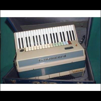 Fisarmonica elettronica vintage "farfisa transicord"+custodi