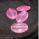 Perla ovale piatta Rosa chiaro melang 16x11mm