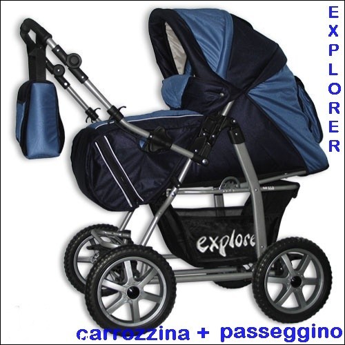 Carrozzina Passeggino Combo Explorer 103 colori nuovo new