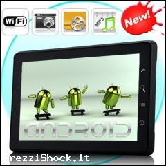 Android 2.1 Tablet da 7 pollici touchscreen e WiFi (Camera +