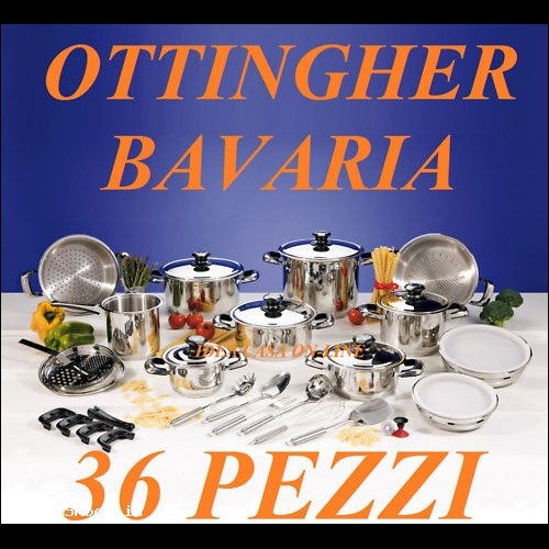 BATTERIA DI PENTOLE BAVARIA 36 Pz. L'ORIGINALE OFFERTA!