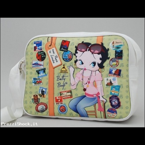 Betty Boop BP8132. Colore Bianco Globetrotter.