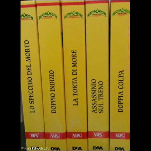 5 VHS AGATHA CHRISTIE