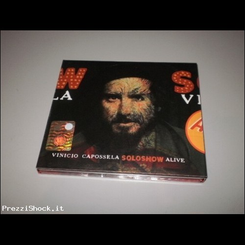 VINICIO CAPOSSELA - SOLO SHOW ALIVE - EDIZIONE CD + DVD -