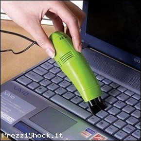 Miniaspirapolvere USB per portatile