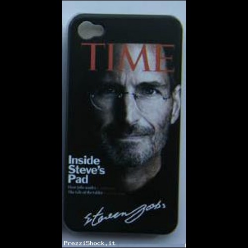 COVER Steve Jobs  MEMORIAL CUSTODIA RIGIDA PER IPHONE 4 , 4S