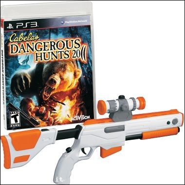 Cabelas Dangerous Hunt + fucile per playstation3