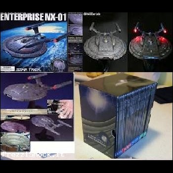 Bandai Enterprise NX-01 scala 1/850 con luci+DVD serie