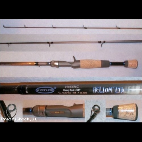 Kistler Helium LTA 6'6" Heavy Casting Fishing Rod
