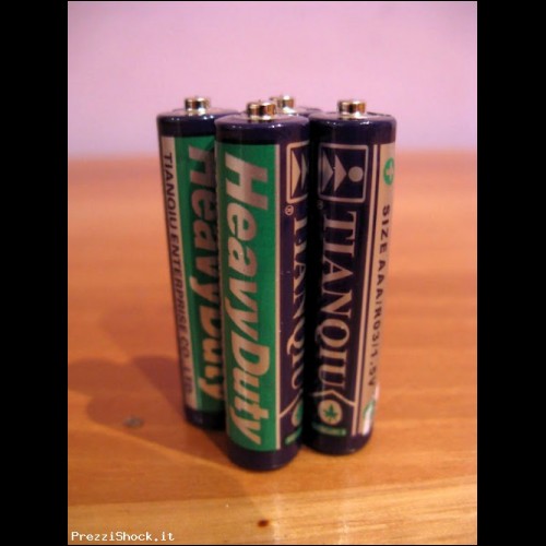 stock 100 batterie mini stilo AAA/R03/1.5V  vera occasione n
