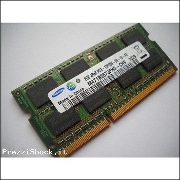 2gb Netbook Ram DDR3 Asus Eee Pc 1018P NUOVE
