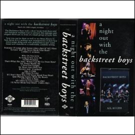 VHS BACKSTREET BOYS A NIGHT OUT WITH THE BACKSTREET BOYS