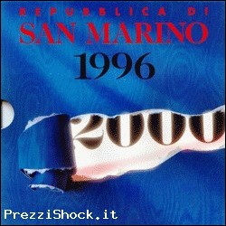 Divisionale Lira San Marino 1996 UOMO VERSO IL TERZO MILLENN