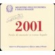 Divisionale Lira Italia 2001 - 12 Valori